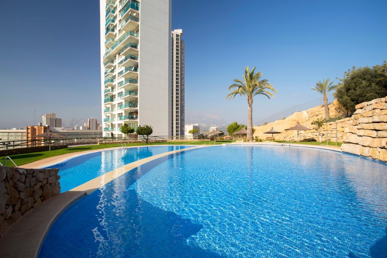 Skyline 14 Large And Sunny All-Day Balcony With Stunning Sea Views Benidorm Exterior foto